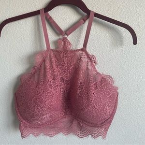Victoria’s Secret Pink Push Up Lace Racerback Bra